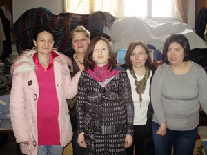 Radnice i koordinatorka: Denisa Ljubunčić, Velinka Kovačević, Jelena Kremić, Marina Tucović, koordinatorka, i Sanja Sparić