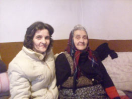 Zorica Aleksic visited Zorka Stevic during the New Year and Christmas holidays