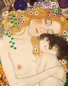 Gustav Klimt: Tri doba žene (detalj)