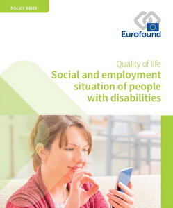 Eurofound: Social and employment situation of people with disabilities - naslovna strana