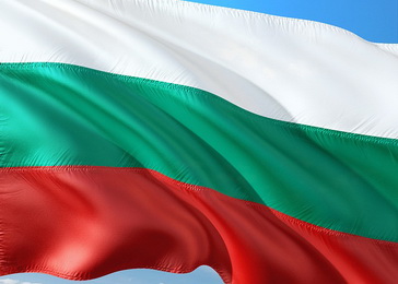 Zastava Republike Bugarske - ilustracija