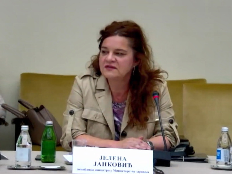 Jelena Janković, Assistant Minister at the Ministry of Health