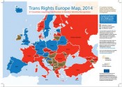 Trans Rights Europe Map, 2014.