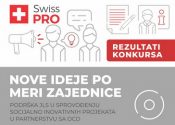 Swiss PRO - Nove ideje po meri zajednice - rezultati konkursa