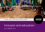 UNESCO Izveštaj o globalnom praćenju obrazovanja za 2020. godinu o inkluziji i obrazovanju